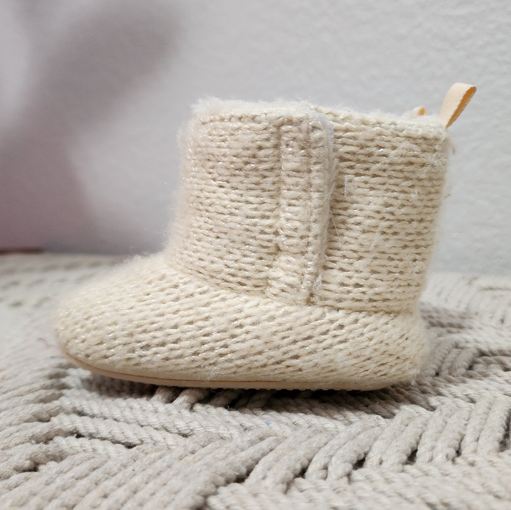 Baby girl ankle boots beige - Picture 1 of 4